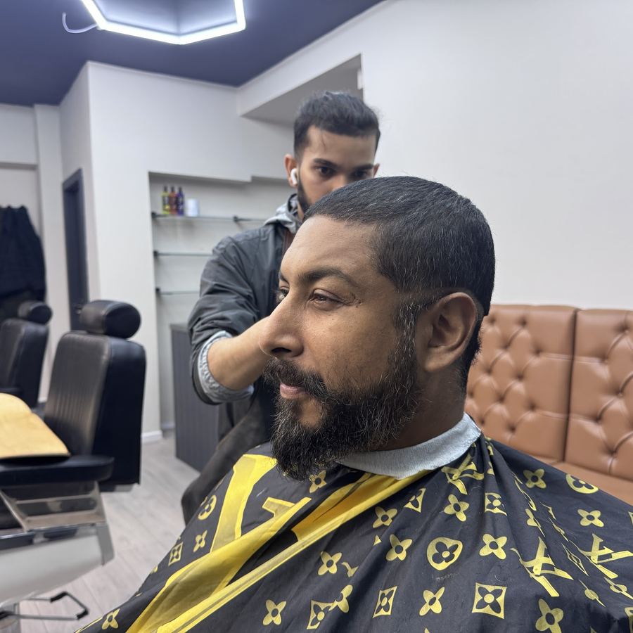 Beard work and shape up at Danny's Barber
